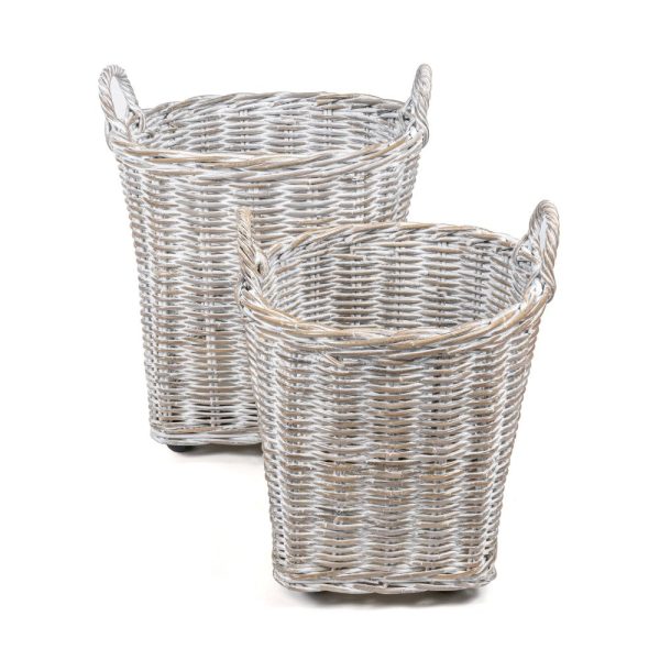 Arbour Rustic Hand-Woven Rattan Nesting Baskets