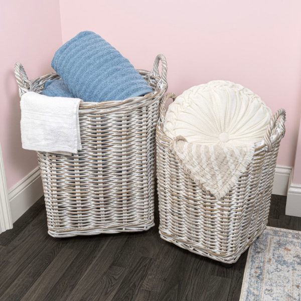 Arbour Rustic Hand-Woven Rattan Nesting Baskets