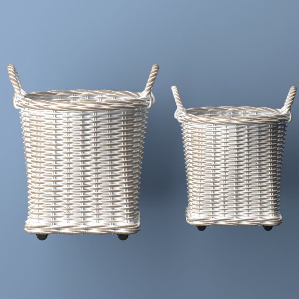 Arbour Rustic Hand-Woven Rattan Nesting Baskets