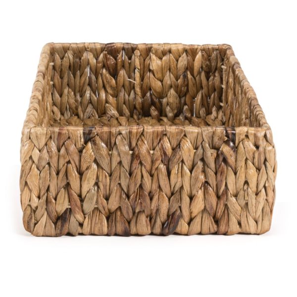 Tress Minimalist Hand-Woven Hyacinth Nesting Baskets (Set of 3)