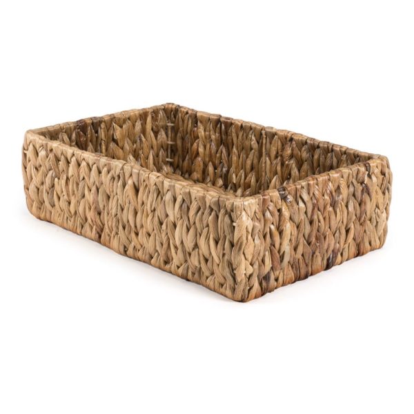 Tress Minimalist Hand-Woven Hyacinth Nesting Baskets (Set of 3)