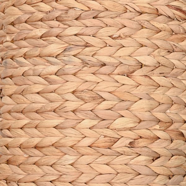 Avery Bohemian Cottage Handwoven Hyacinth Cylinder Nesting Baskets with Handles (Set of 3)