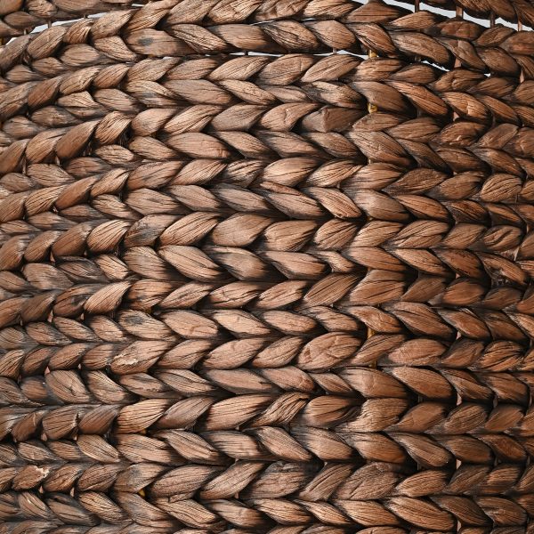Avery Bohemian Cottage Handwoven Hyacinth Cylinder Nesting Baskets with Handles (Set of 3)