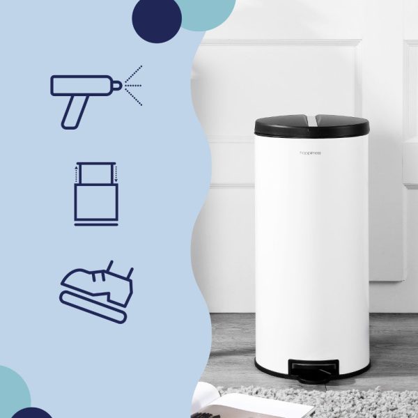 Oscar 30 Liter/8 Gallon Trash Can with Free Mini Oscar