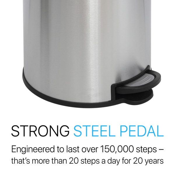 Oscar 30 Liter/8 Gallon Trash Can with Free Mini Oscar