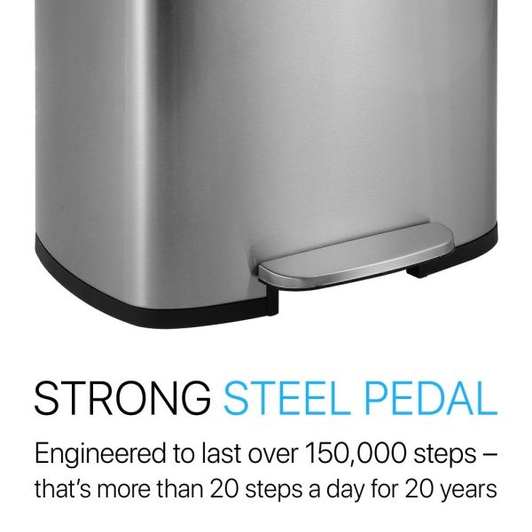 Connor 50 Liter/13 Gallon Trash Can with Free Mini Connor