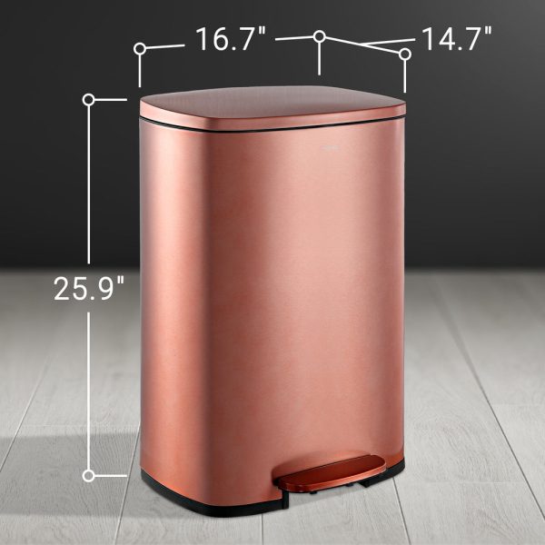 Connor 50 Liter/13 Gallon Trash Can with Free Mini Connor