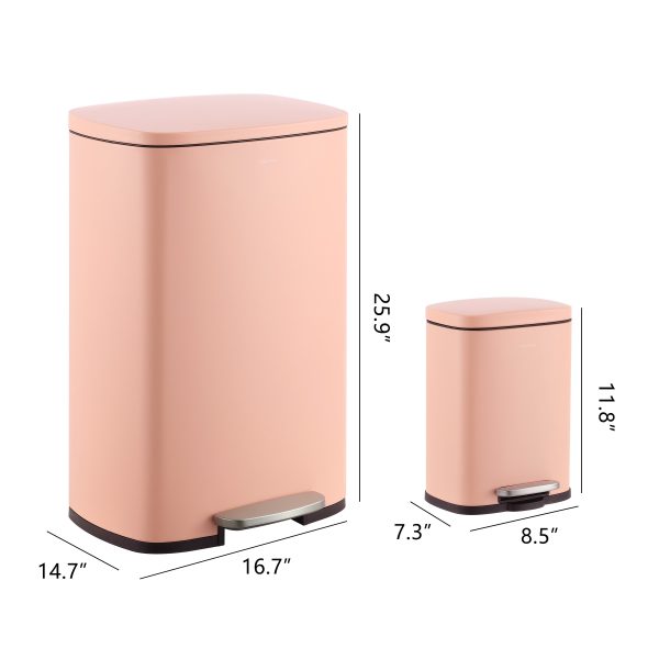 Connor 50 Liter/13 Gallon Trash Can with Free Mini Connor