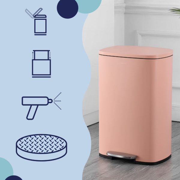 Connor 50 Liter/13 Gallon Trash Can with Free Mini Connor