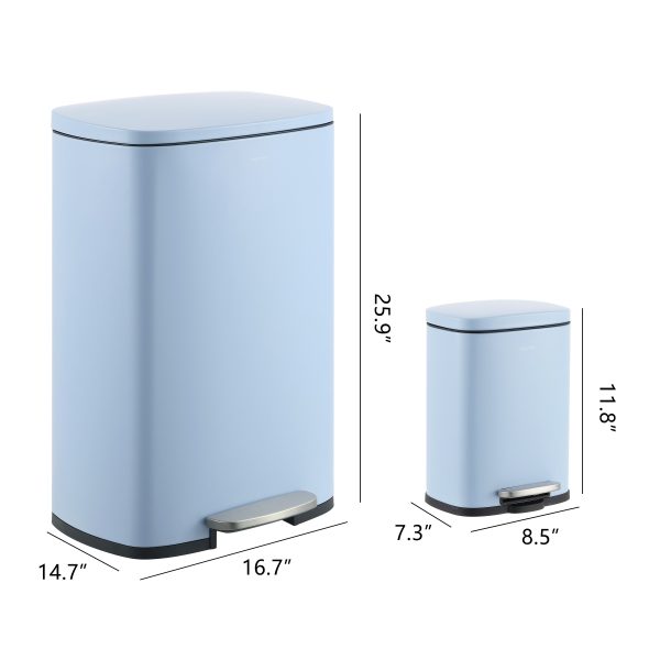 Connor 50 Liter/13 Gallon Trash Can with Free Mini Connor