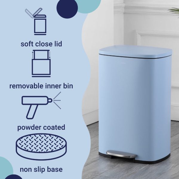 Connor 50 Liter/13 Gallon Trash Can with Free Mini Connor