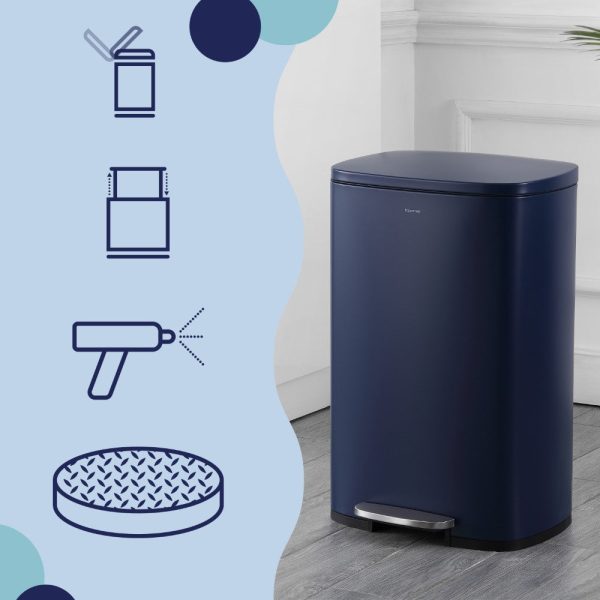 Connor 50 Liter/13 Gallon Trash Can with Free Mini Connor