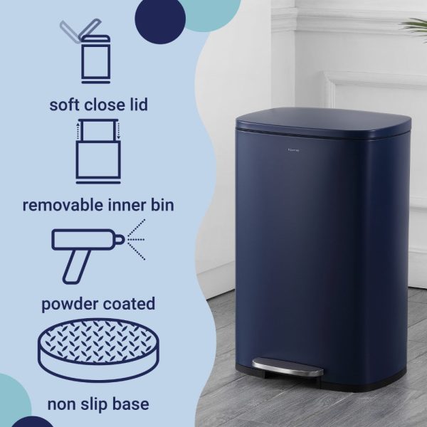 Connor 50 Liter/13 Gallon Trash Can with Free Mini Connor