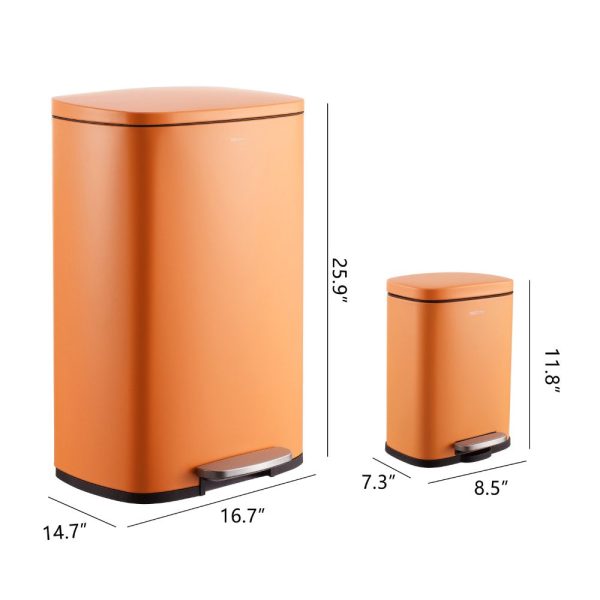 Connor 50 Liter/13 Gallon Trash Can with Free Mini Connor