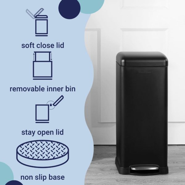 Betty Retro 30 Liters/8 Gallon Trash Can
