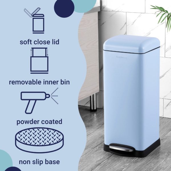 Betty Retro 30 Liters/8 Gallon Trash Can