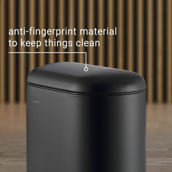 Slyd 40 Liter/10.6 Gallon Step-Open Trash Can