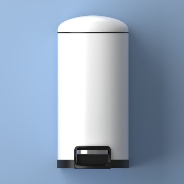 Slyd 40 Liter/10.6 Gallon Step-Open Trash Can
