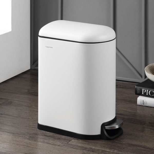 Slyd 40 Liter/10.6 Gallon Step-Open Trash Can