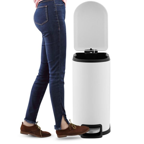 Slyd 40 Liter/10.6 Gallon Step-Open Trash Can