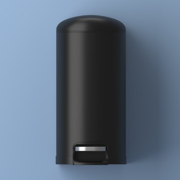 Slyd 40 Liter/10.6 Gallon Step-Open Trash Can