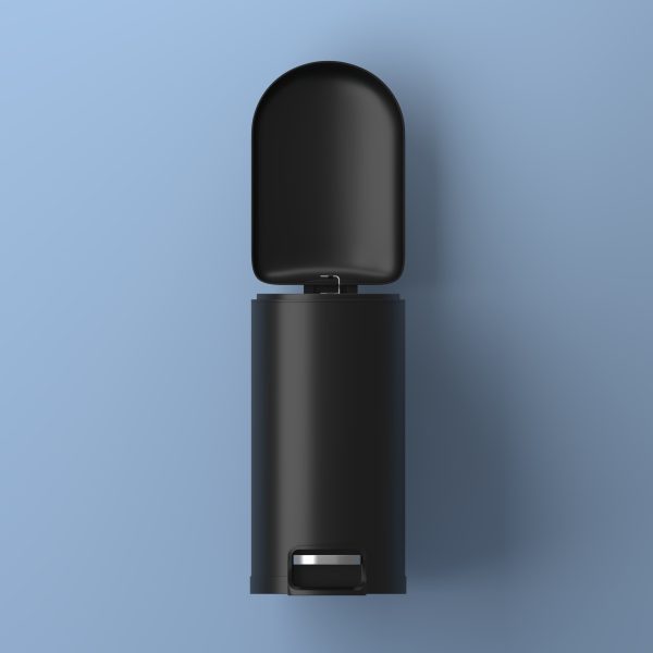 Slyd 40 Liter/10.6 Gallon Step-Open Trash Can