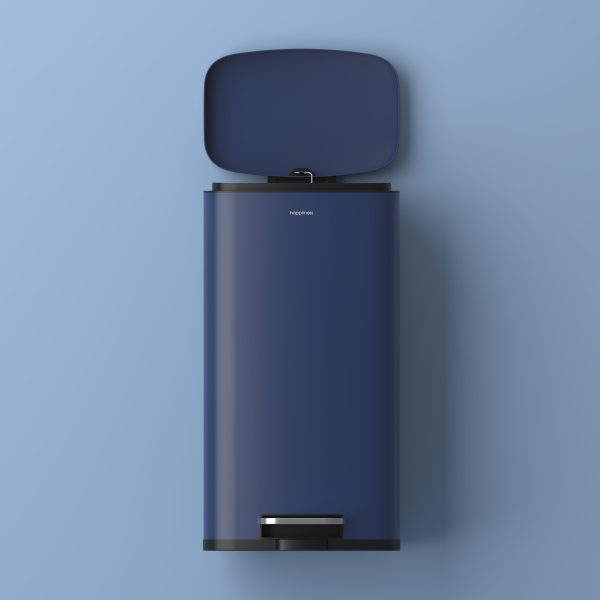 Abrahamus 30 Liter/8 Gallon Step-Open Trash Can