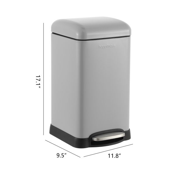 Betty Retro Mini 12 Liter/3.2 Gallon Step-Open Trash Can