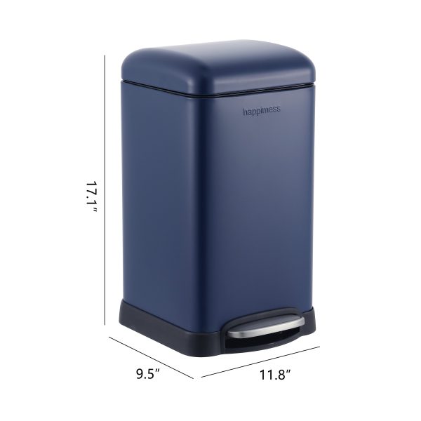 Betty Retro Mini 12 Liter/3.2 Gallon Step-Open Trash Can