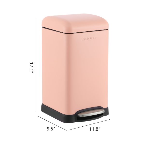 Betty Retro Mini 12 Liter/3.2 Gallon Step-Open Trash Can