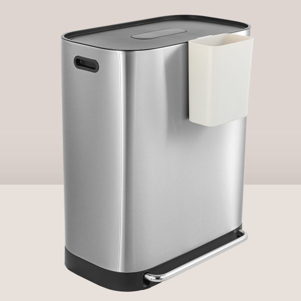 Beni 60 Liter/16 Gallon Kitchen Trash/Recycling Trash Can