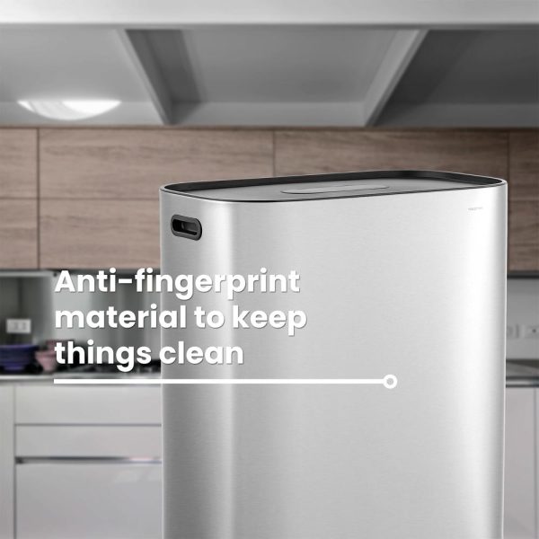 Beni 60 Liter/16 Gallon Kitchen Trash/Recycling Trash Can