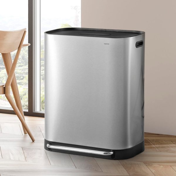 Beni 60 Liter/16 Gallon Kitchen Trash/Recycling Trash Can