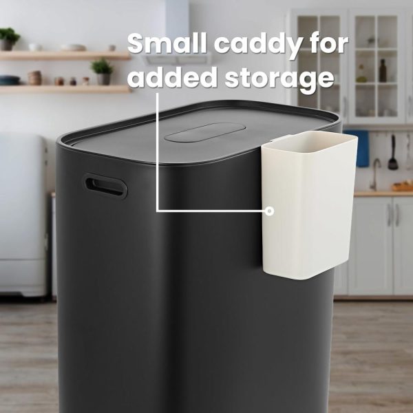 Beni 60 Liter/16 Gallon Kitchen Trash/Recycling Trash Can