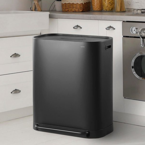 Beni 60 Liter/16 Gallon Kitchen Trash/Recycling Trash Can