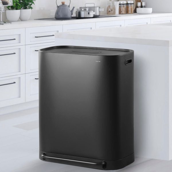 Beni 60 Liter/16 Gallon Kitchen Trash/Recycling Trash Can