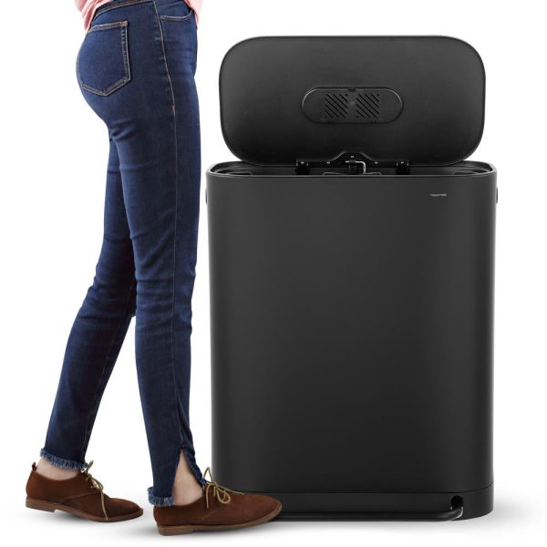 Beni 60 Liter/16 Gallon Kitchen Trash/Recycling Trash Can