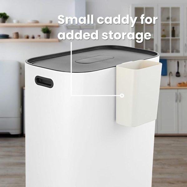 Beni 60 Liter/16 Gallon Kitchen Trash/Recycling Trash Can