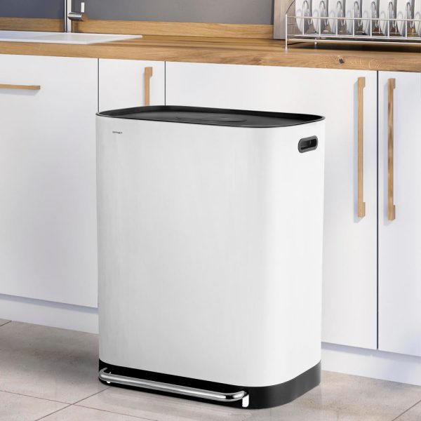 Beni 60 Liter/16 Gallon Kitchen Trash/Recycling Trash Can