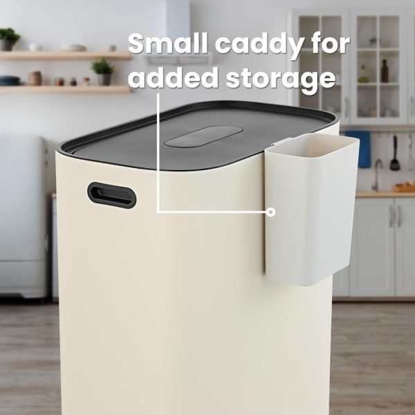 Beni 60 Liter/16 Gallon Kitchen Trash/Recycling Trash Can