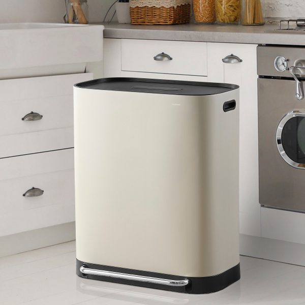 Beni 60 Liter/16 Gallon Kitchen Trash/Recycling Trash Can