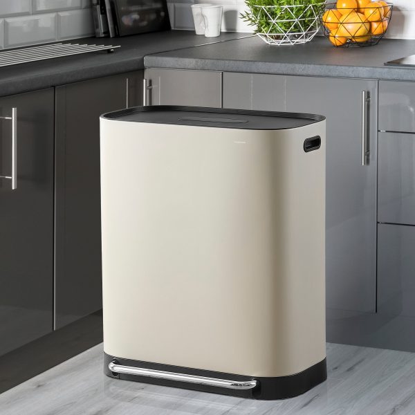 Beni 60 Liter/16 Gallon Kitchen Trash/Recycling Trash Can