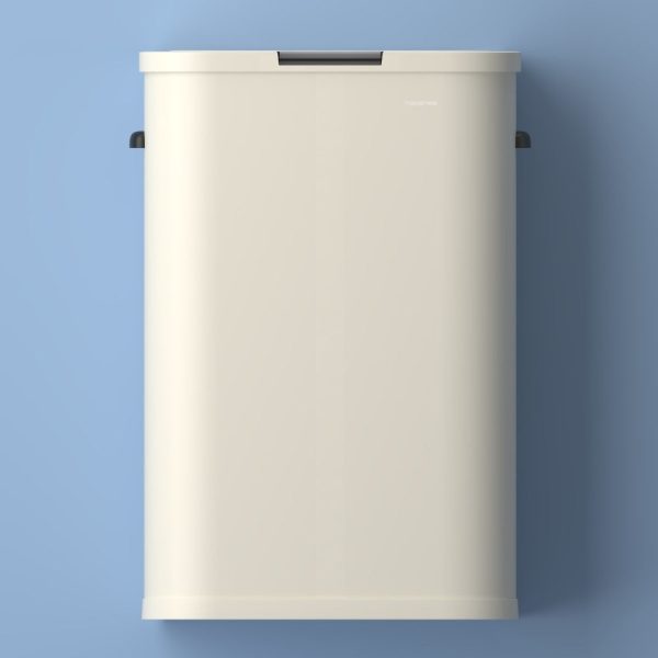 Tammi Kitchen 14.5-Gallon Slim Metal Push Button Trash Can
