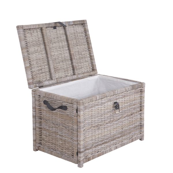 Michael 35 Wicker Storage Trunk