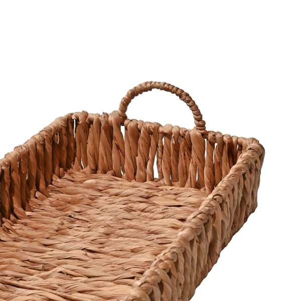 Annulus 24.61 3-Shelf Circular Handwoven Hyacinth Wall Rack