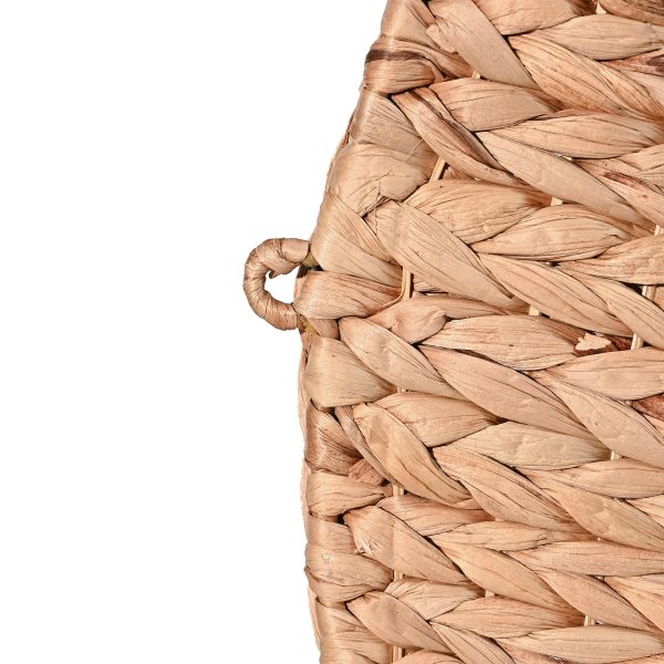 Annulus 24.61 3-Shelf Circular Handwoven Hyacinth Wall Rack