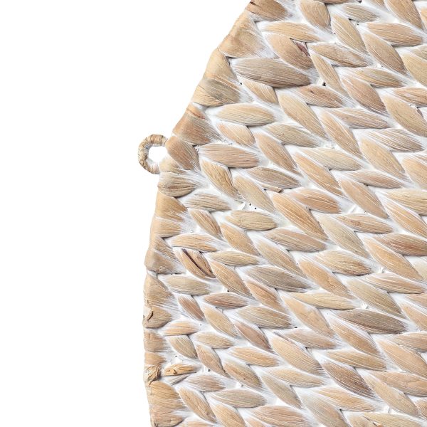 Annulus 24.61 3-Shelf Circular Handwoven Hyacinth Wall Rack